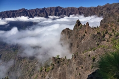 La Palma - Blick auf die Caldera de Taburiente
