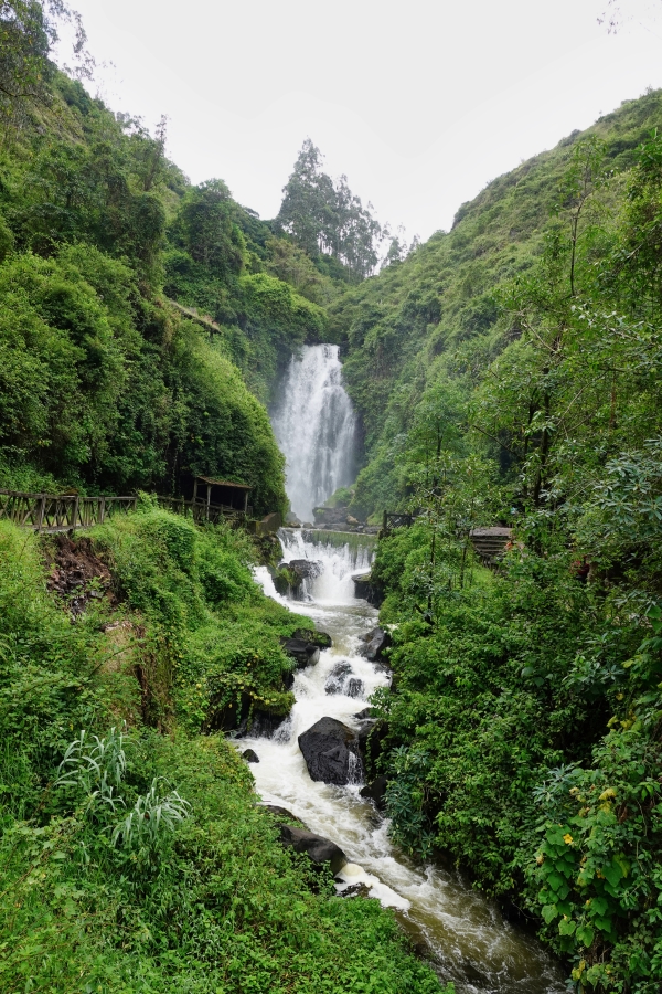 Heiliger Wasserfall der Otavaleños