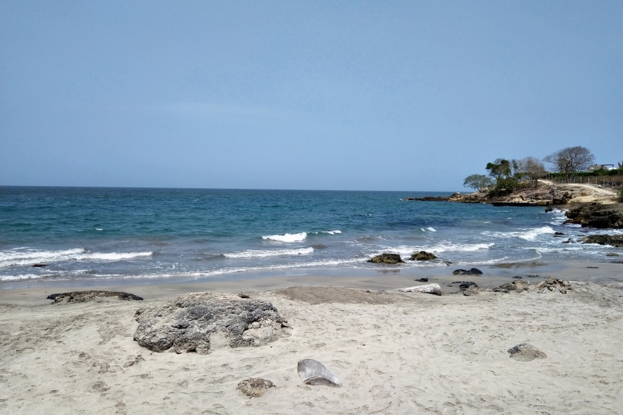 Am Strand von Tierra Bomba