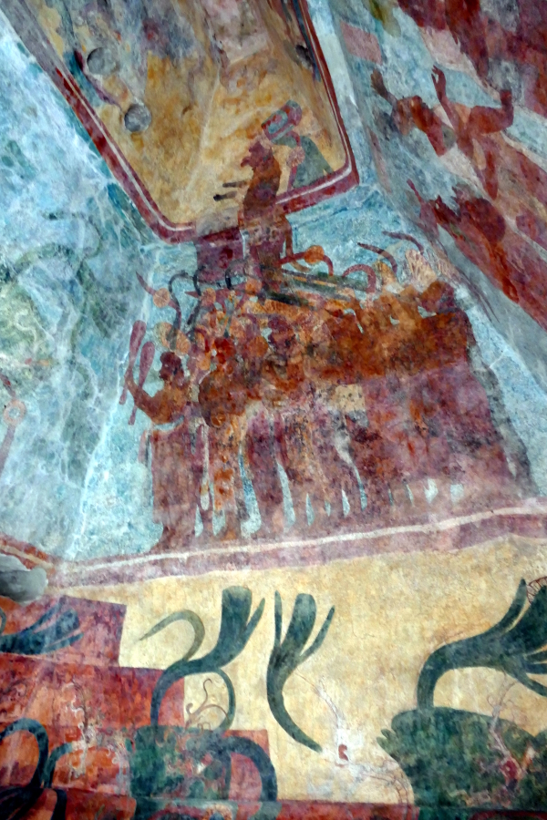 Wandgemälde im "Tempel der Bilder"