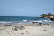 Am Strand von Tierra Bobma